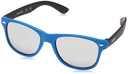 Skechers Boys' SEA9081 Square Sunglasses, Matte Blue, 47mm