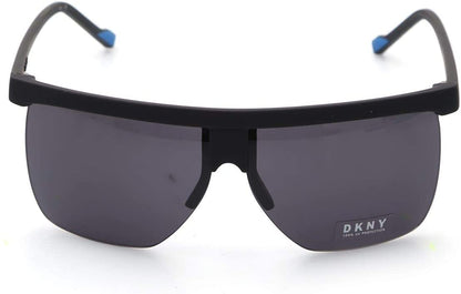 DKNY Men/Womens Sunglasses DK504S Black/Grey Shield 100%UV SemiRimless  66 7 135