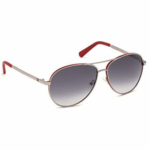 Guess Sunglasses for Womens or Men GU6948S 06B Silver/Red Aviator Gradient Gray