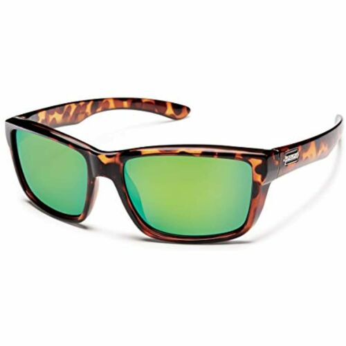 Suncloud Men Sunglasses Mayor Tortoise /Green Mirrored Polarized