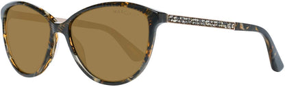 Guess By Marciano GM0755 Sunglasses Women Dark Brown/Brown cat eye 57 15 135