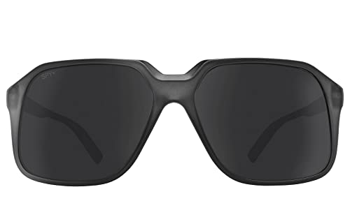 SPY Sunglasses Hot Spot Matte Translucent Black - Gray Polar