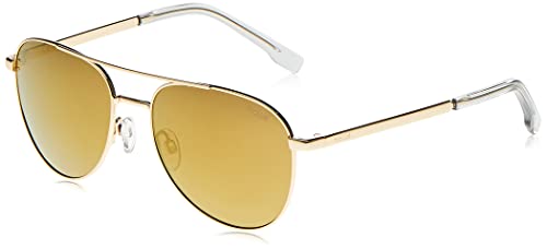 Bolle Classic Polarized Square Evel Shiny Gold Sunglasses, One Size - MegafashionSunglasses