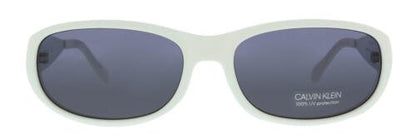 Calvin Klein Men/Women Sunglasses CK21516S 104 Chalk/Black Oval 100%UV 55 - 16 - 135 - MegafashionSunglasses