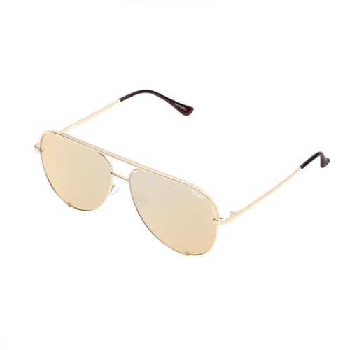 Quay HIGH KEY EXTRA LARGE GOLD/GOLD POLARIZED