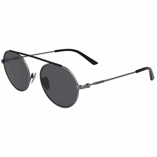 Calvin Klein Sunglasses for Men CK19149S Round Satin Gunmetal/Black/Grey 51-20