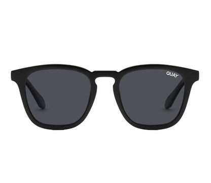 QUAY SUNGLASSESJACKPOT BLACK/SMOKE POLARIZED