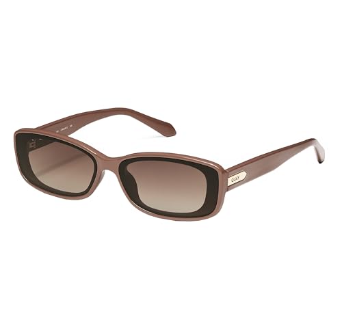 Quay Women's Vibe Check Sunglasses, Doe/Brown