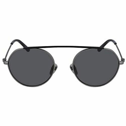 Calvin Klein Sunglasses for Men CK19149S Round Satin Gunmetal/Black/Grey 51-20