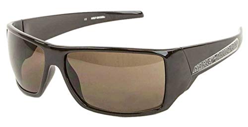 Harley-Davidson Men's Sport Wrap Sunglasses, Brown Frame/Brown Gradient Lenses