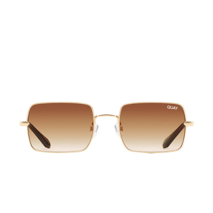 Quay Women's TTYL Sunglasses, Gold/Brown