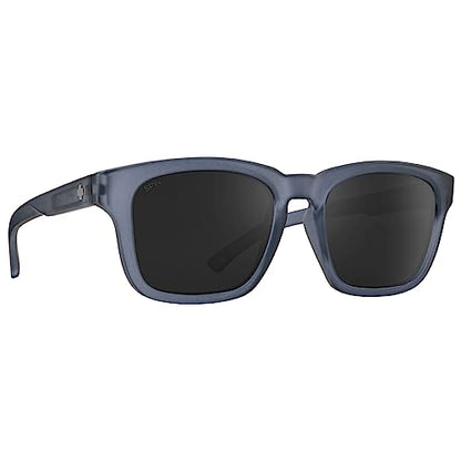 SPY Sunglasses Saxony Matte Translucent Sea Blue - Happy Gray