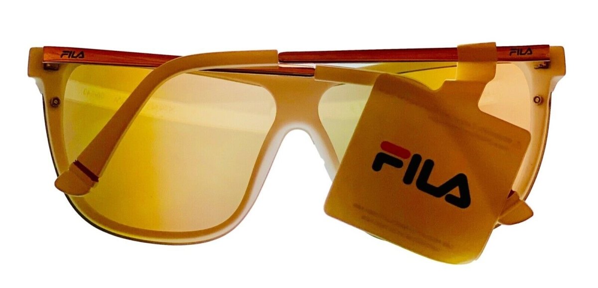 Fila Sunglasses Sport for Men Polarized SF9343 Matte White 00/140 - MegafashionSunglasses