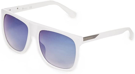 G by GUESS Men/Womens Sunglasses GG2145 Oversized White Acetate 59 - 18 - 145 - MegafashionSunglasses