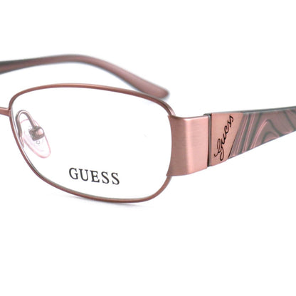 Guess Eyeglasses Women GU2307 BRN Metallic Brown 52 15 140 Frames Oval - MegafashionMonturas