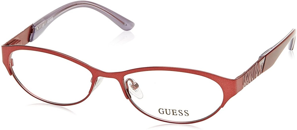 Guess Eyeglasses Womens GU2354 BU Burgundy 53 165 135 Frames Oval - MegafashionMonturas