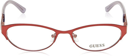 Guess Eyeglasses Womens GU2354 BU Burgundy 53 165 135 Frames Oval - MegafashionMonturas