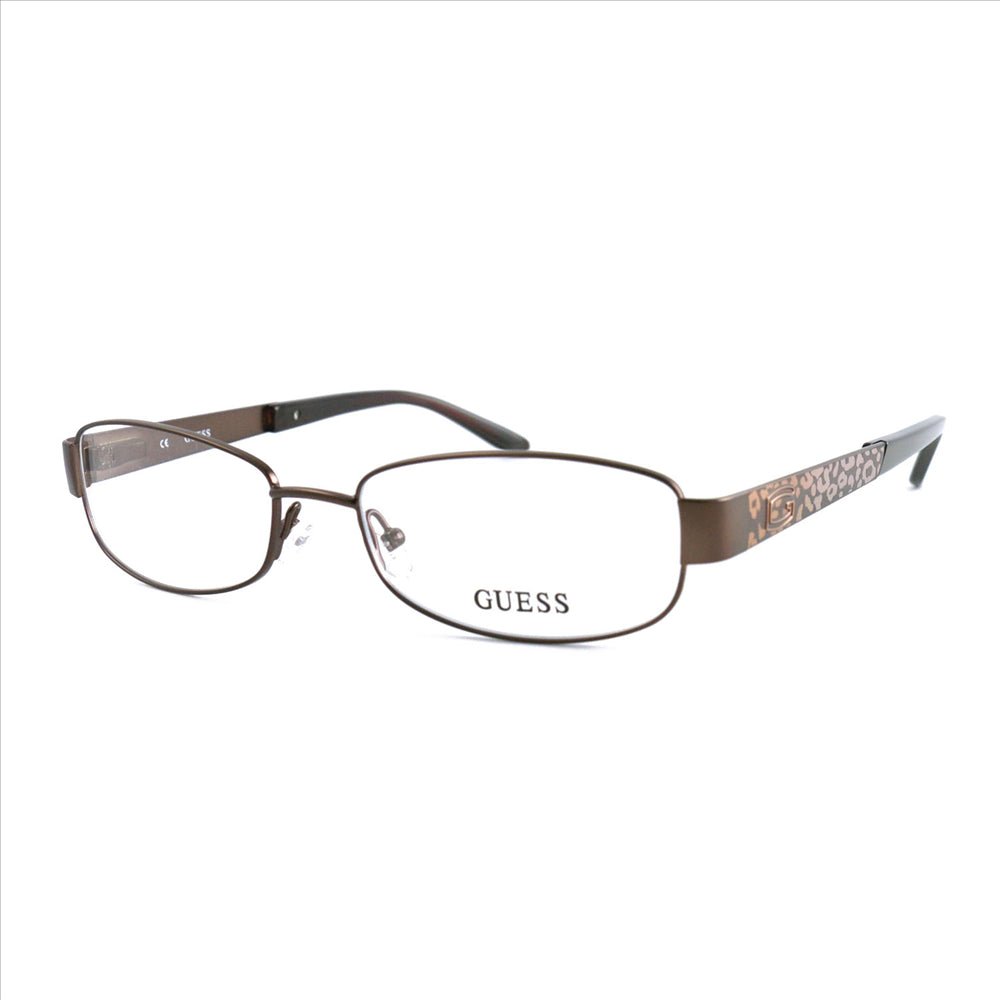 Guess Eyeglasses Womens GU2392 BRN Brown 53 17 135 Frames Oval - MegafashionMonturas