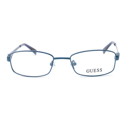 Guess Eyeglasses Womens GU2524 091 Metallic Blue 49 18 135 Frames Oval - MegafashionMonturas