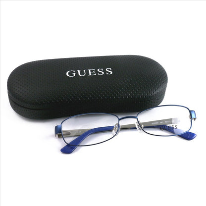 Guess Eyeglasses Womens GU2569 091 Blue 53 17 135 Frames Oval - MegafashionMonturas