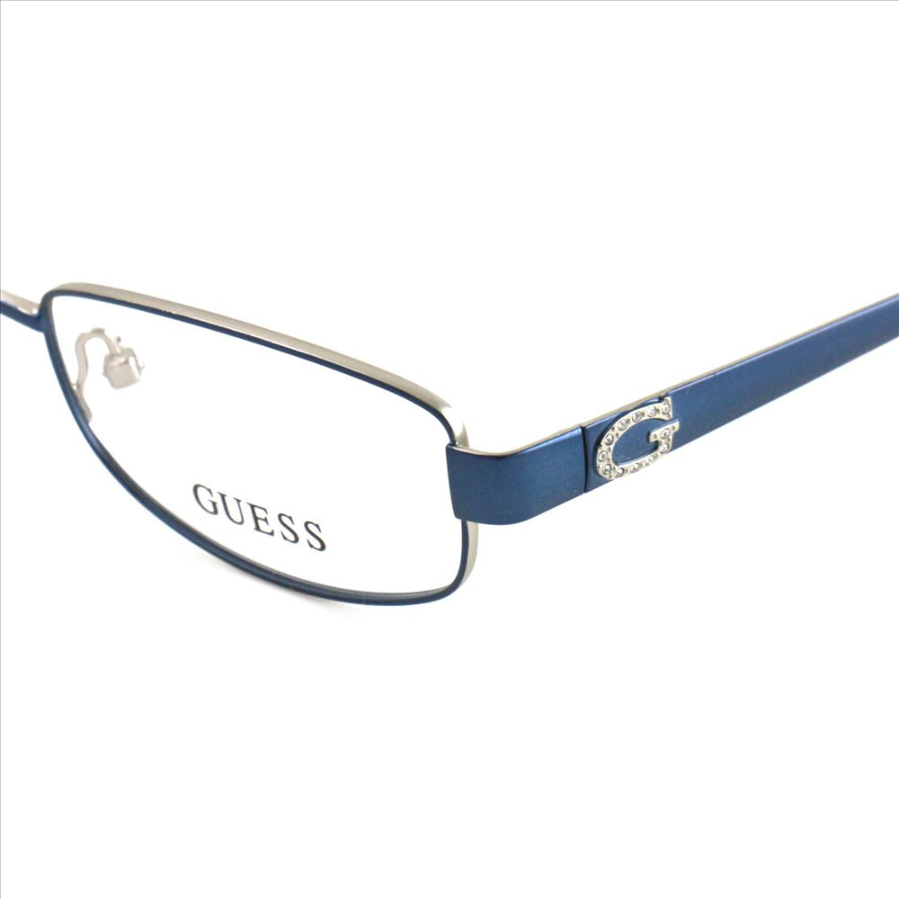 Guess Eyeglasses Womens GU2569 091 Blue 53 17 135 Frames Oval - MegafashionMonturas