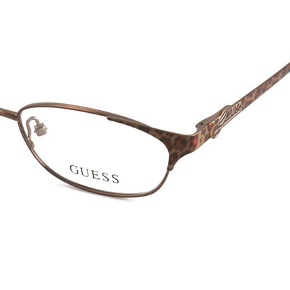 Guess Womens GU 2301 BRN Brown 51 16 135 Full Rim Oval - MegafashionMonturas