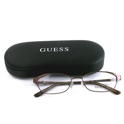 Guess Womens GU 2301 BRN Brown 51 16 135 Full Rim Oval - MegafashionMonturas