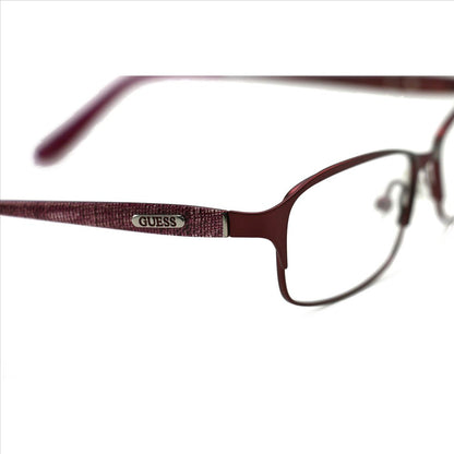 Guess Womens's Eyeglasses GU2424 BU Burgundy 51 15 135 Frames Square - MegafashionMonturas