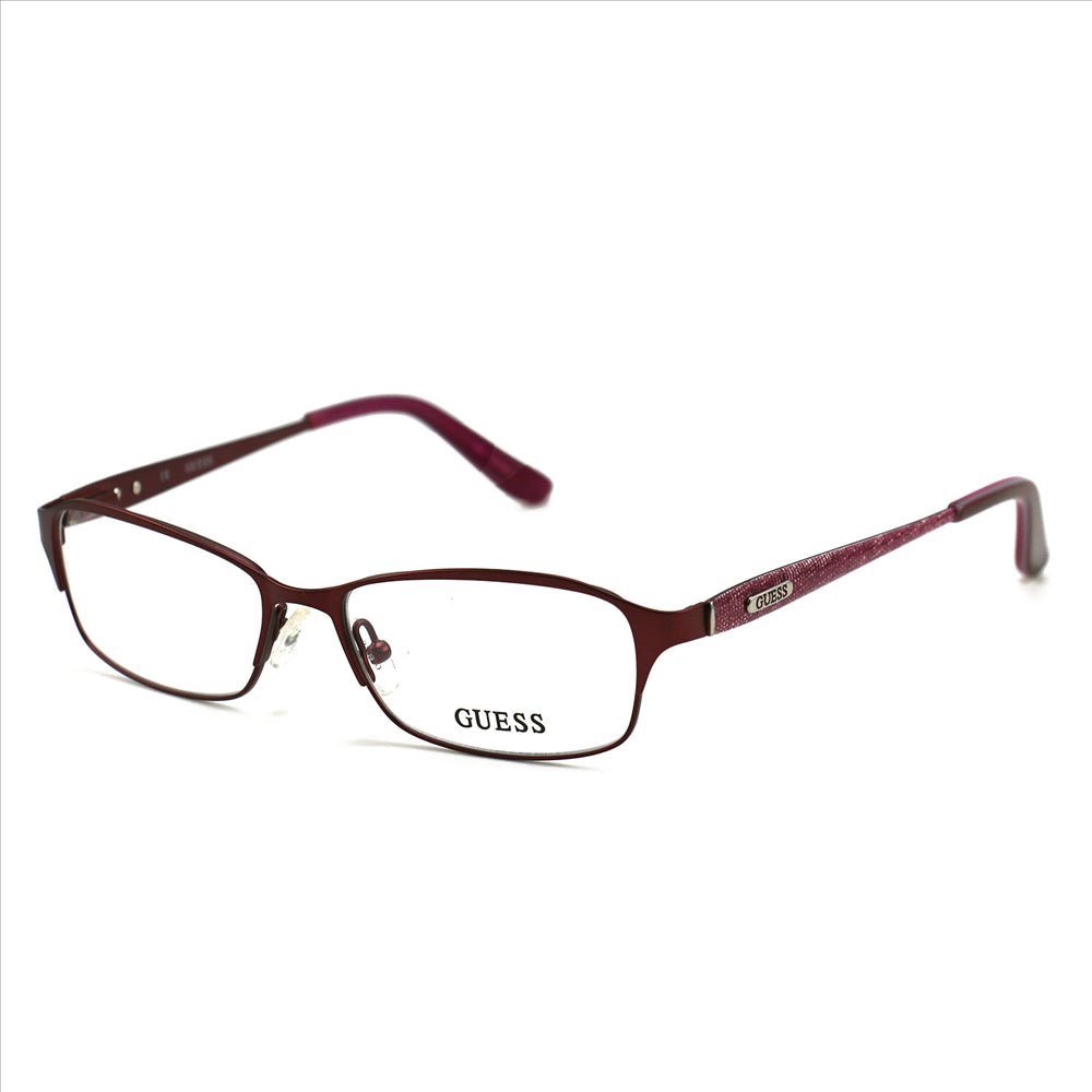 Guess Womens's Eyeglasses GU2424 BU Burgundy 51 15 135 Frames Square - MegafashionMonturas