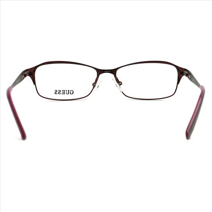 Guess Womens's Eyeglasses GU2424 BU Burgundy 51 15 135 Frames Square - MegafashionMonturas