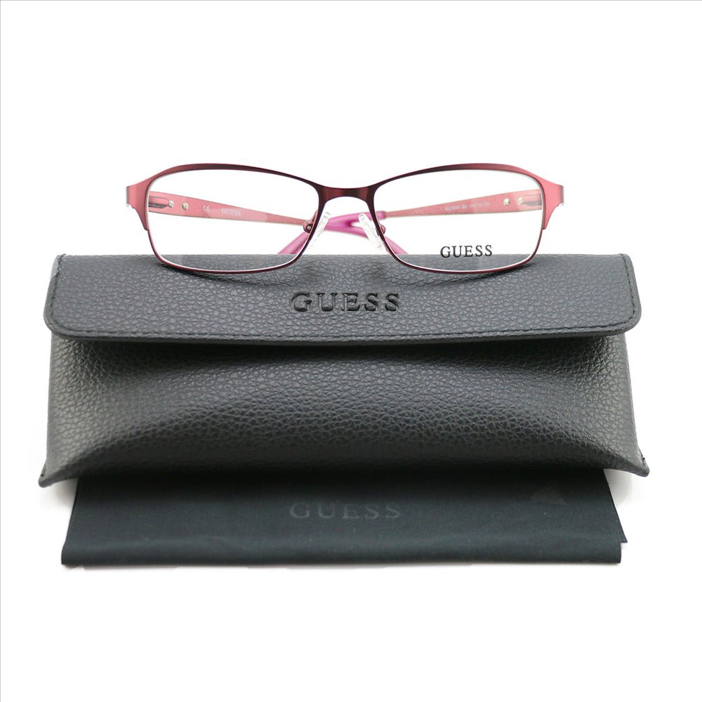 Guess Womens's Eyeglasses GU2424 BU Burgundy 51 15 135 Frames Square - MegafashionMonturas