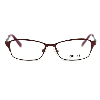 Guess Womens's Eyeglasses GU2424 BU Burgundy 51 15 135 Frames Square - MegafashionMonturas