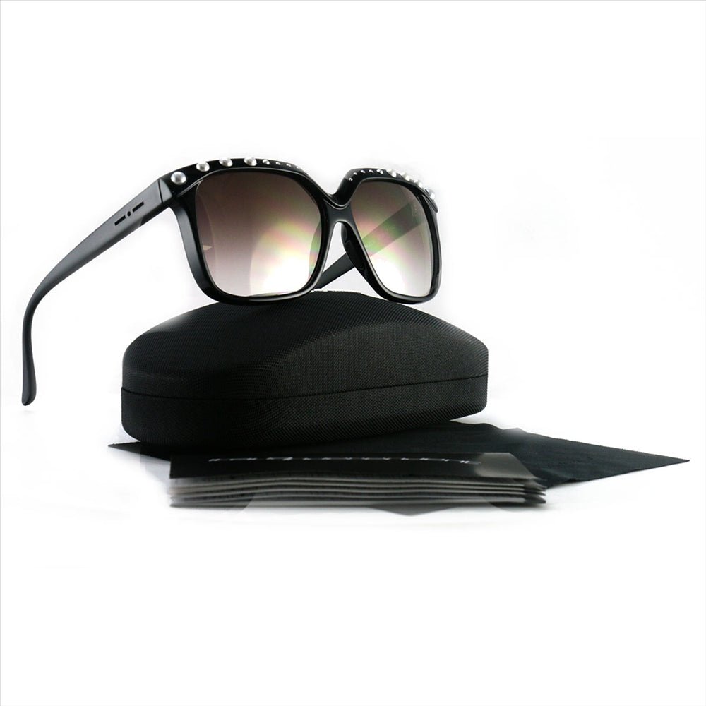 Italia Independent Womens Sunglasses II0919P GLS Black 57 12 140 - MegafashionSunglasses