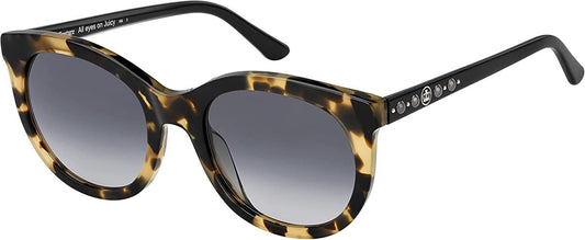 Juicy Couture Womens Sunglasses JU608S 0086 Havana 53 21 140 Rectangle Gradient - MegafashionSunglasses