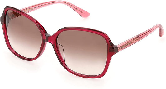 Juicy Couture Womens Sunglasses JU611GS 08CQ Cherry 58 16 135 Rectangle Gradient - MegafashionSunglasses