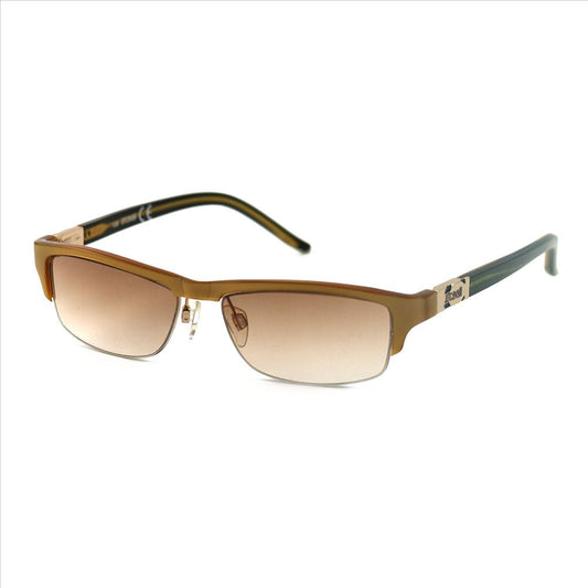 Just Cavalli Womens Sunglasses JC0233 614 Gold/Green 51 15 135 Rectangular - MegafashionSunglasses