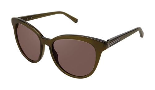 Kate Young For Tura Women Sunglasses K527 KHA Round Khaki 54 - 19 - 140 - MegafashionSunglasses