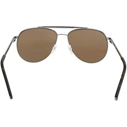 Lacoste Men Sunglasses L177S 033 Gunmetal/Brown Metal Aviator 100%UV 57 - 15 - 140 - MegafashionSunglasses