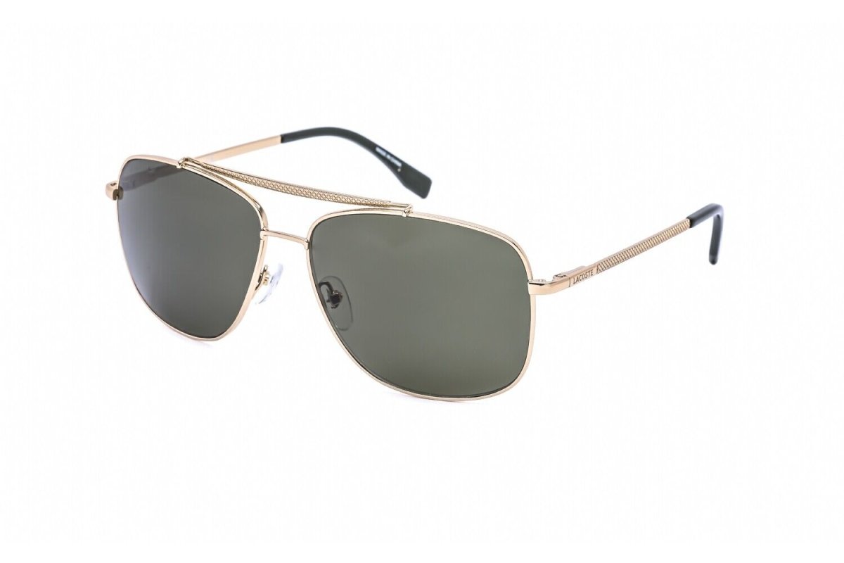 Lacoste Men Sunglasses L188S 714 Gold/Green Aviator Metal 59-14-135 - megafashion11Sunglasses