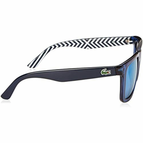 Lacoste Men Sunglasses L750S 424 Blue/Blue Polarized Mirrored Rectangle 54 - 19 - MegafashionSunglasses