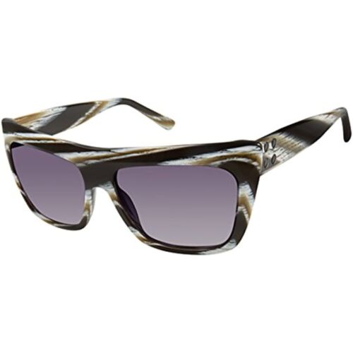 L.A.M.B. Women Sunglasses LA 513 Horn/Grey Cat Eye 100%UV/UV400 56 - 16 - 135 - MegafashionSunglasses