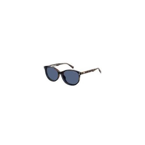 Levi's Women's LV 5012/CS Oval Sunglasses, Brown/Blue, 53mm, 17mm - MegafashionSunglasses