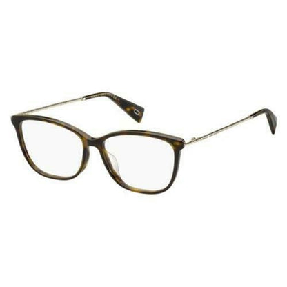 Marc Jacobs Eyeglasses For Womens Rectangular Havana Plastic Demo Lens 52 - 14 - 140 - MegafashionMonturas