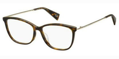 Marc Jacobs Eyeglasses For Womens Rectangular Havana Plastic Demo Lens 52 - 14 - 140 - MegafashionMonturas