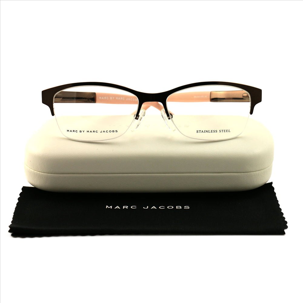 Marc Jacobs Womens Eyeglasses MMJ 636 A7B Brown Havana/Rose 52 16 140 Oval - MegafashionMonturas