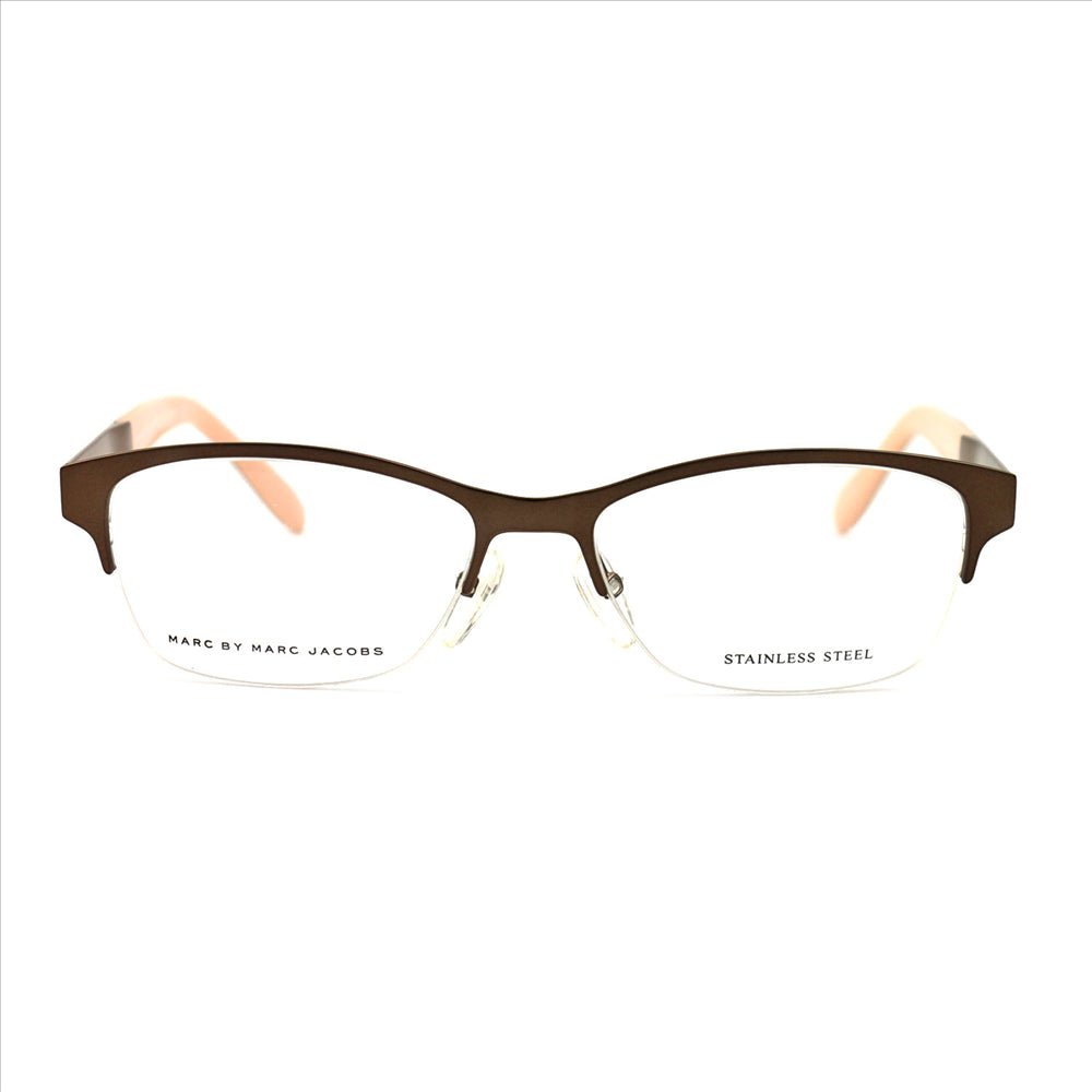 Marc Jacobs Womens Eyeglasses MMJ 636 A7B Brown Havana/Rose 52 16 140 Oval - MegafashionMonturas