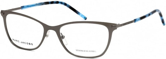 Marc Jacobs Womens/Men Metal Frame Eyeglasses Ruthenium Blue Havana 53 17 140 - MegafashionMonturas