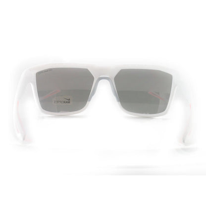 Nike Bandit Men's Sunglasses EV0949 106 Matte White/Bright Crimson 59 17 145 - MegafashionSunglasses