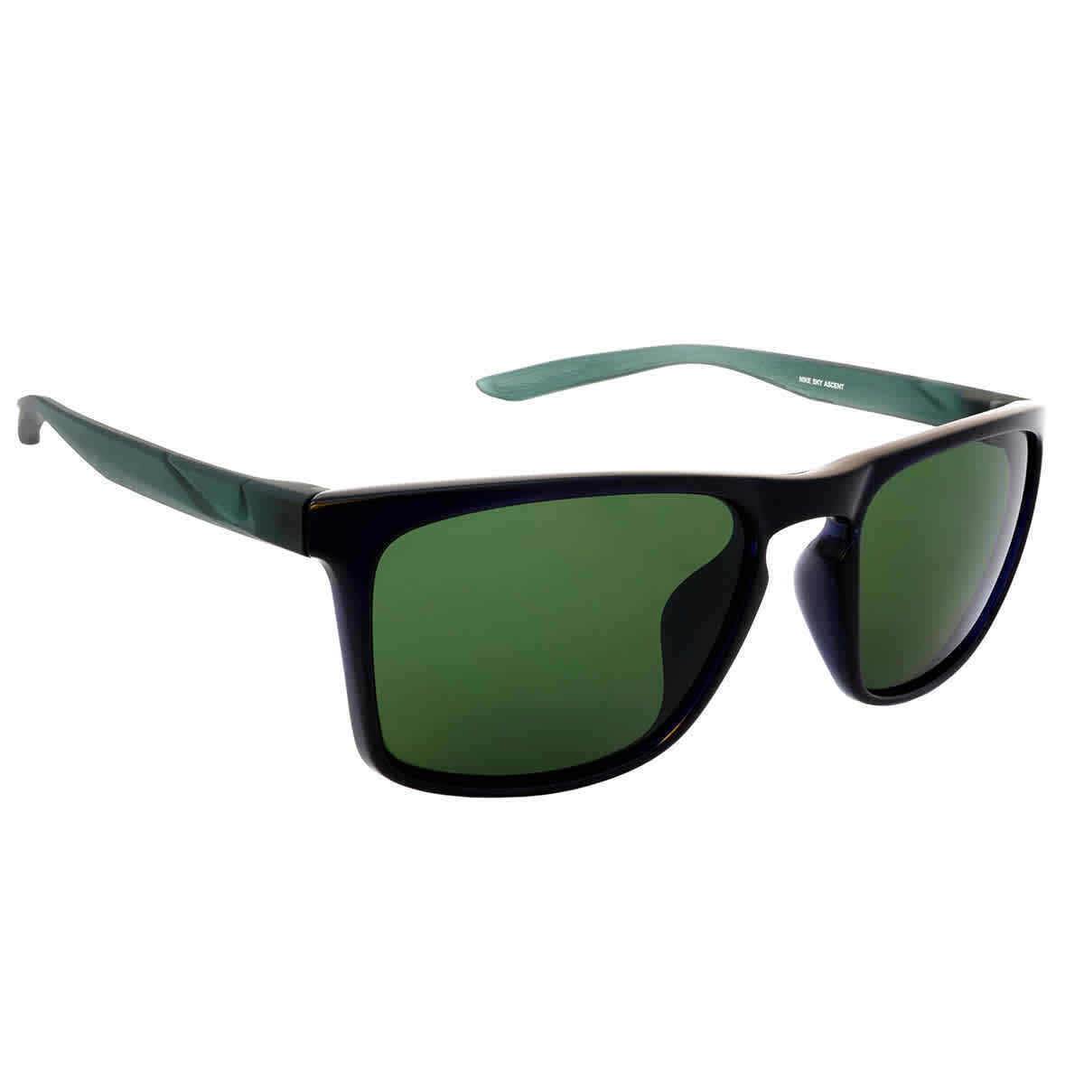 Nike Green Rectangular Unisex Sunglasses NIKE SKY ASCENT DQ08 556 55 - MegafashionSunglasses