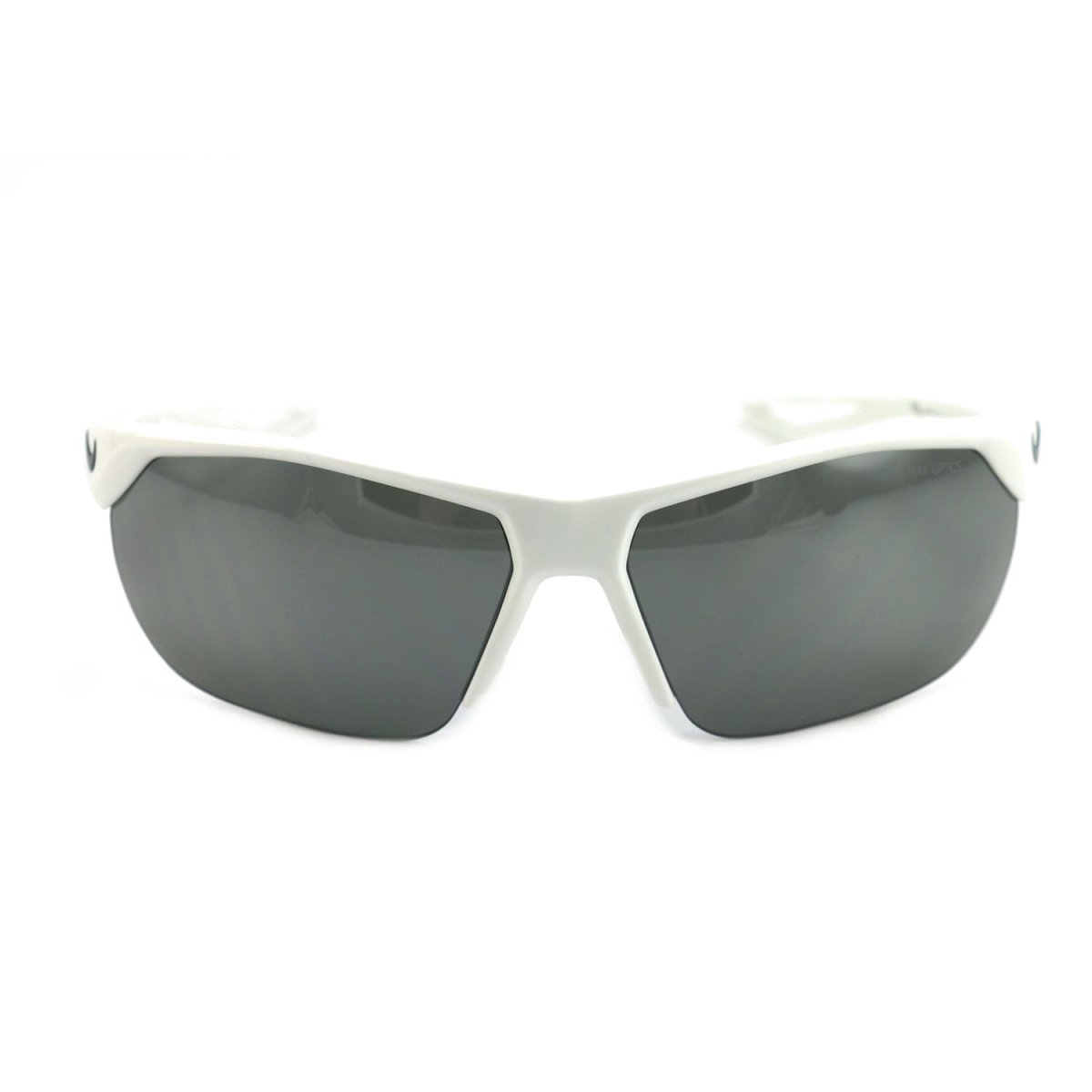 Nike Trainer S Unisex Sunglasses NIKE EV1063 100 White 63 13 120 Semi Rimless - MegafashionSunglasses